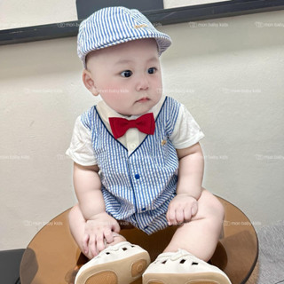 Set công tử kèm mũ cho bé trai 3-12kg HÀNG ĐẸP LOẠI 1 bodysuit cho bé