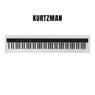 Đàn Piano điện, Portable Digital Piano - Kzm Kurtzman P215 - White, Bluetooth MIDI & Audio, 88 phím cảm ứng lực nhấn