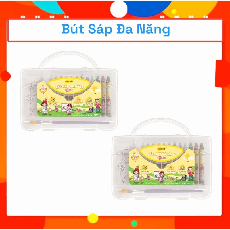 Bút Sáp Màu - Đa Năng - Thiên Long