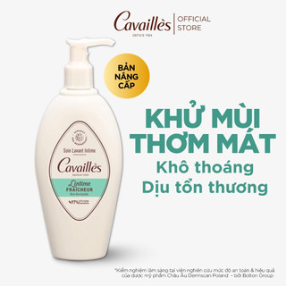 Dung Dịch Vệ Sinh Khử Mùi Thơm Mát CAVAILLÈS Fraicheur | Tươi Mát, Giảm Kích Ứng 250ml