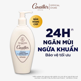 Dung Dịch Vệ Sinh Ngăn Mùi Ngừa Khuẩn 12H CAVAILLÈS Anti-Bacterien | Chống Viêm, Bảo Vệ Toàn Diện 250ml