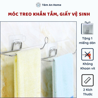 Giá Treo Cuộn Giấy Vệ Sinh Treo Khăn Nhà Tắm Treo Cuộn Màng Bọc Đồ Ăn Nhà Bếp