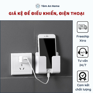 Giá Kệ Đựng Điều Khiển Hộp Để Điện Thoại Khi Sạc Dán Tường