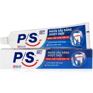Combo 3 cây kem đánh răng P/S ngừa sâu răng vượt trội 180g