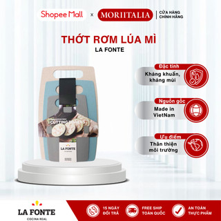 Bộ 3 Thớt rơm lúa mì La Fonte hai mặt đa năng Moriitalia 000945