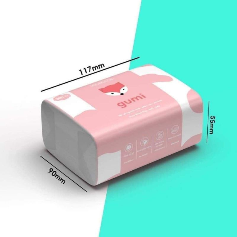 GIẤY RÚT GUMI 3 LỚP