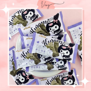 [Combo 10 gói] Rong Biển Kẹp Hạt Dinh Dưỡng Healthy Sanrio Characters Thỏ Tím Kuromi My Melody Ăn Liền Gói Mini