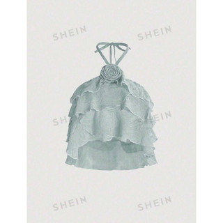 [Order] Áo hở vai viền bèo nhún (XS-L)