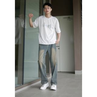 Quần jean ống suông nam nữ dáng baggy unisex màu đen wash xám xanh rêu đen wash đẹp mới hà nội hcm Pon.mens menwears