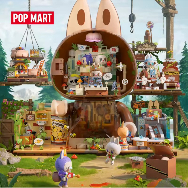 POP BLOCKS Labubu The Monsters Forest Secret Base Blind Box Confirmed Figure ！