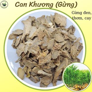 Can Khương , 100g củ gừng cắt mỏng phơi khô, hàng mới thơm, cay