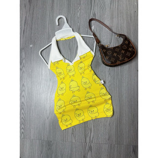 (có 10 màu) VÁY BODY CÓ CỔ HỞ LƯNG CHO BÉ
