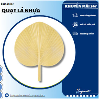 Quạt lá đuôi mèo, quạt cọ nhân tạo kích thước lớn