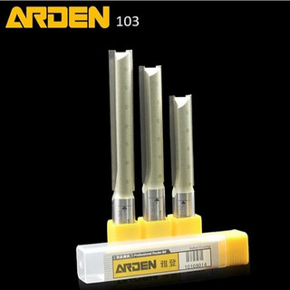 Arden 0103 - mũi phay cắt gỗ cnc 12.7x12.7, 2 me thẳng dài 50,63,76mm soi, lấy nền