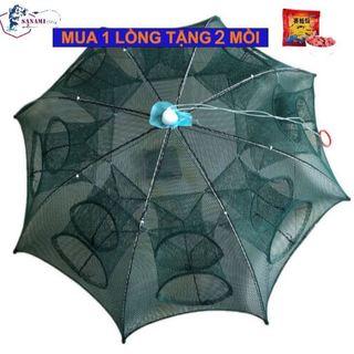 Lưới Bát Quái Lồng Ô 8 Cửa 12 Cửa [ XƯỞNG SẢN XUẤT ] chuyên bắt các loại cá,lươn,,tôm,cua