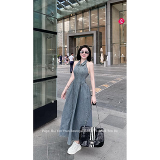VÁY JEAN MÀI MAXI HOT HIT