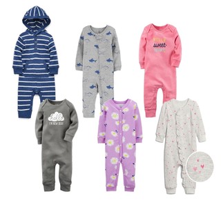 CHỌN MẪU 0-24m Body sleep cotton không tất (body vớ liền thân) bé trai bé gái sơ sinh hàng xuất dư sleepsuit shop NEM
