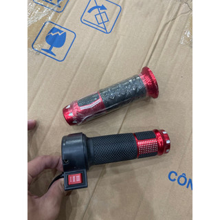 Tay ga xe điện có nút tốc độ 3 nấc (1 bên)