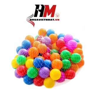 Combo 100 quả bóng nhựa mềm cho bé