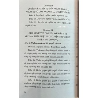 Sách-Luật Tố Cáo Năm 2018 (Sửa Đổi Năm 2020)