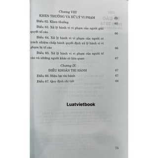 Sách-Luật Tố Cáo Năm 2018 (Sửa Đổi Năm 2020)