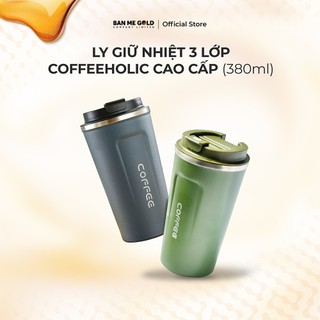  Ly Giữ Nhiệt Cao Cấp Inox 304 - 380ml - Bền Bỉ - Siêu Tiện Lợi - Ban Me Gold