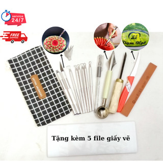 bộ dao khắc dưa hấu cơ bản