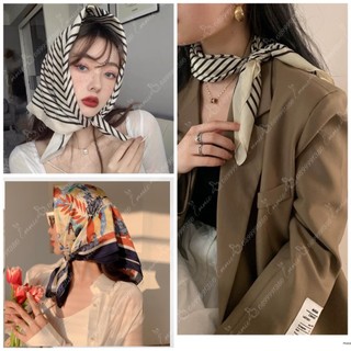 Khăn lụa choàng cổ 70x70 cm đi biển
