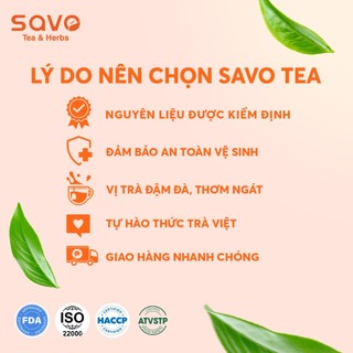 SAVO Iced Tea Chanh (Túi 800G)