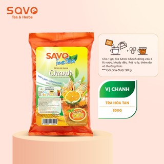 SAVO Iced Tea Chanh (Túi 800G)