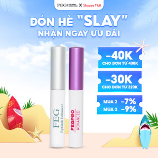 [Mã INBAU30 giảm 30K đơn 199K] Combo Serum Dưỡng Mi Toàn Diện FEG - Dưỡng Mi Chắc Khỏe, Dài, Cong Vút Sau 14 Ngày (3ml)