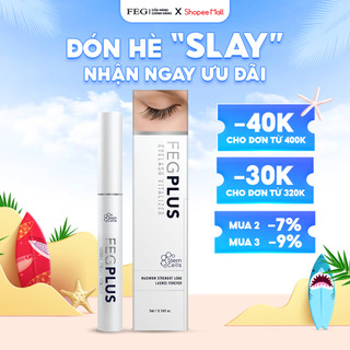 Dưỡng Mi Tế Bào Gốc FEG Plus Stem Cells Ban Ngày - Dài Mi Sau 14 Ngày, Không Chứa Prostaglandins Gây Thâm Mắt (5ml)