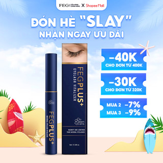 Dưỡng mi tế bào gốc FEG Plus+ Stem Cells ban đêm - Dày mi sau 14 ngày, không gây thâm mắt