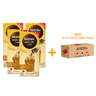 Combo 4 hộp nước cốt cà phê nescafé - cà phê sữa đá