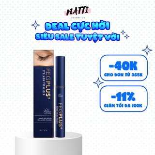 Dưỡng mi tế bào gốc FEG Plus+ Stem Cells ban đêm - Dày mi sau 14 ngày, không chứa Prostaglandins gây thâm mắt (5ml)