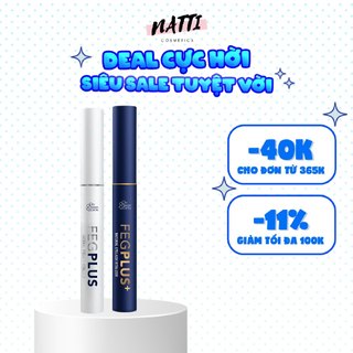 Combo dưỡng mi FEG Plus Stem Cells - Phiên bản tế bào gốc, dài mi nhanh, không chứa Prostaglandins gây thâm mắt (5ml/lọ)