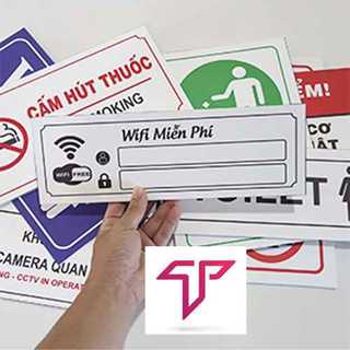 Bảng wifi cao cấp thích hợp quán cà phê, wifi nhà hàng, wifi khách sạn, biển WIFI dán tường nhiều mẫu