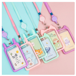 Dây đeo thẻ học sinh, dây đeo thẻ dọc nhiều hình thú cute cho sinh viên - học sinh