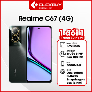 Điện thoại realme c67 8gb 128gb chính hãng