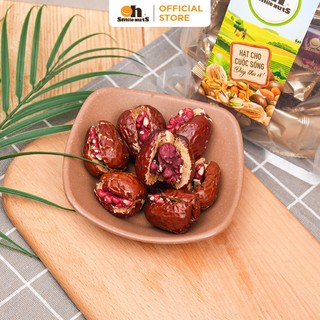 Táo đỏ Tân Cương kẹp óc chó Đỏ Oh Smile Nuts, Hạt óc chó đỏ Mỹ tách vỏ, Táo đỏ Tân Cương dinh dưỡng