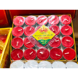 100 viên Nến Bơ sạch Tealight (hiệu Tâm Phúc hàng dày xịn)