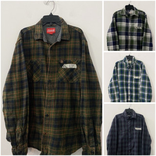 Sơ mi Flennal 2hand unisex fullsize L1