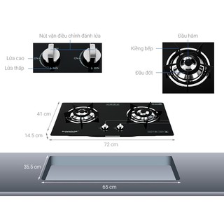 Bếp ga âm Sunhouse SHB5546MT