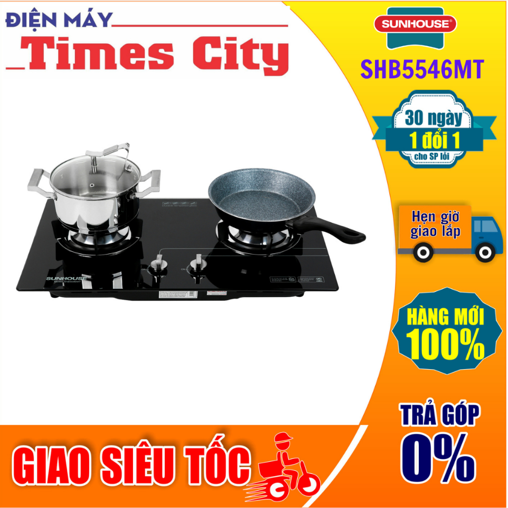 Bếp ga âm Sunhouse SHB5546MT
