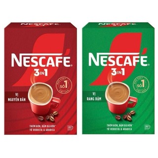 Cà phê hòa tan NESCAFE 3in1 (Vị Rang Đậm - Vị Nguyên Bản) 288g