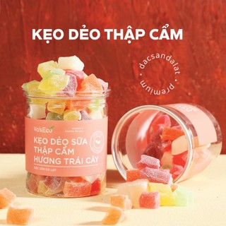Kẹo dẻo sữa thập cẩm hương trái cây hộp 400g VasEco Farm