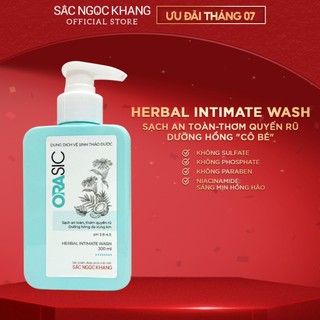 Dung dịch vệ sinh phụ nữ Orasic-Sắc Ngọc Khang tinh chất lá trầu không thiên nhiên.