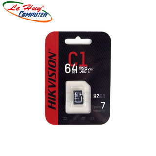 Thẻ nhớ hikvision 64gb hs-tf-c1 | 32gb hs-tf-c1 chính hãng