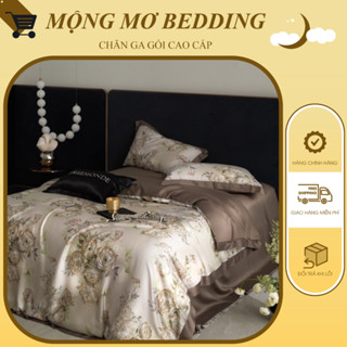 Bộ chăn ga gối tencel hoa Freemonde cao cấp mềm mại mát mịn, ngập tràn sắc xuân, nhìn là mê mẩn