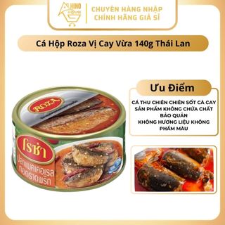 Hộp Cá Thu Chiên Sốt Chua Cay Roza 140g Thái Lan Thơm Ngon Giá Tốt - Hinohouse